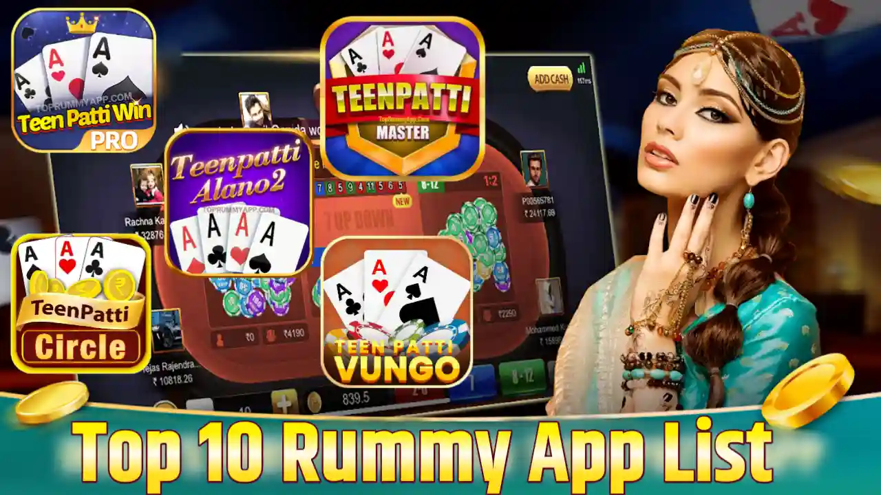 Top 10 Teen Patti App List 2024